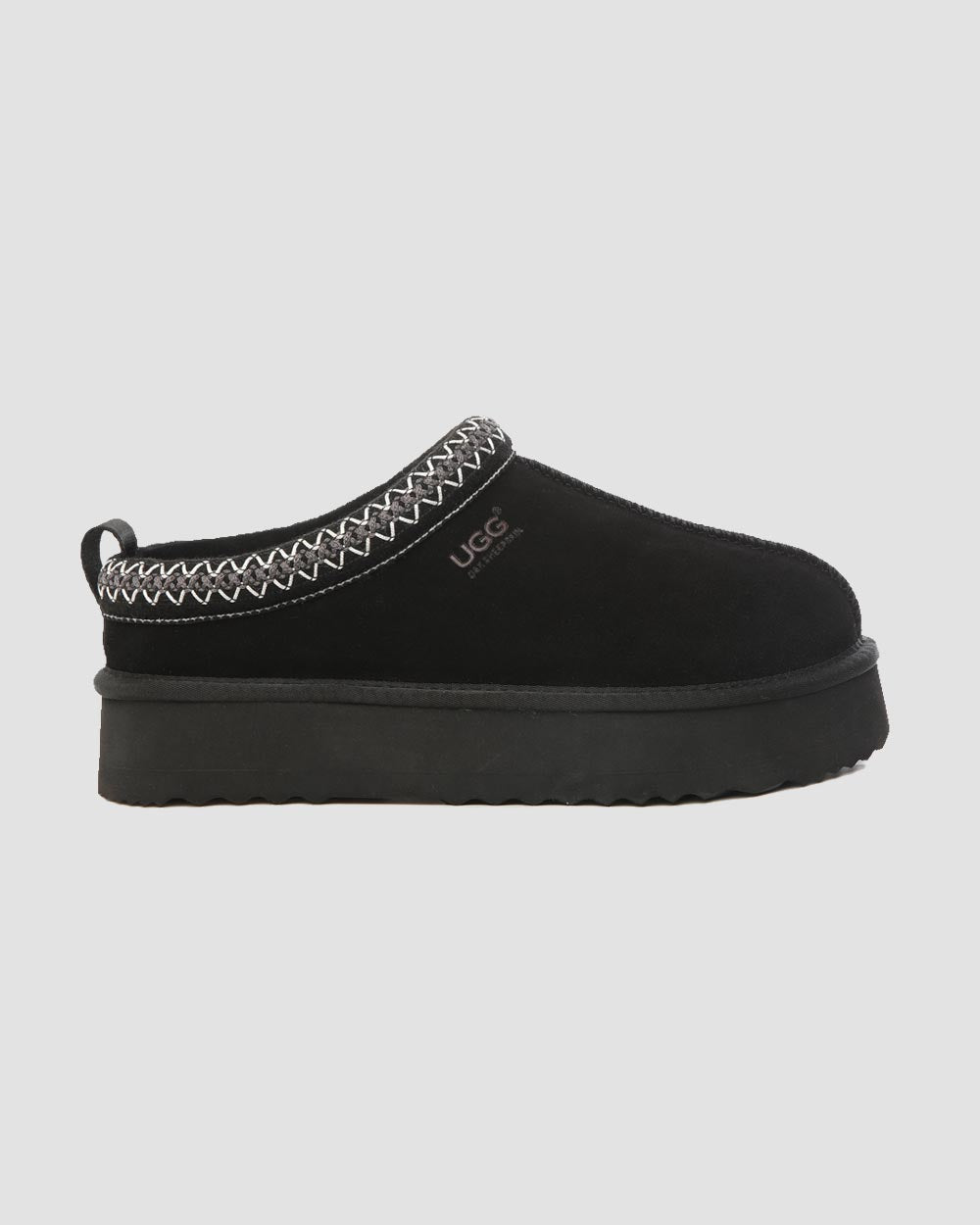 alessia ugg slippers black side